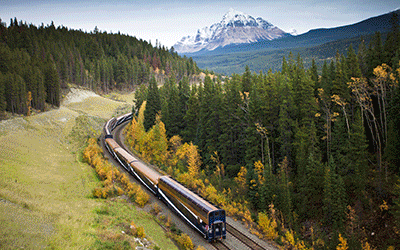 Calgary stampede and Rocky Mountaineer
