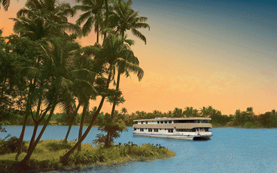 The Cruise on Kerala Backwaters